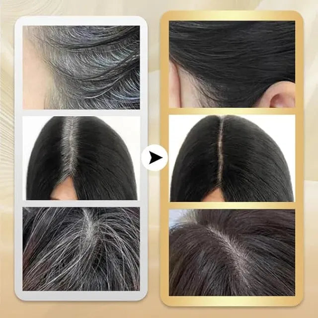 Instant Hair Dye Stick with Built-in Comb, Gray Hair Dye